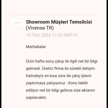Vivense Üretimi Olmayan Malı Satıp Para İadesi Yapmıyor!
