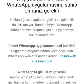 WhatsApp Resmi Uygulama İstiyor
