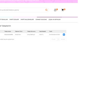 Partiden.com İade Talebine Dönüş Alamıyorum