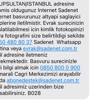 Sadenet Tarafından Yanlış Yönlendirildim, Kimlik Bilgilerimi Aldılar!