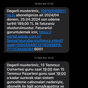 Sepaş Enerji Fatura Otomatik Ödeme Sorunu Ve Bilgilendirme Eksikliği