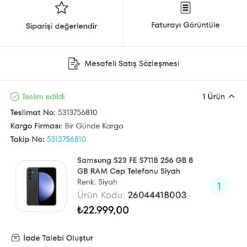 A101 Yanlış İşlem Ve İptal Edilen Siparişin Kargolanması!