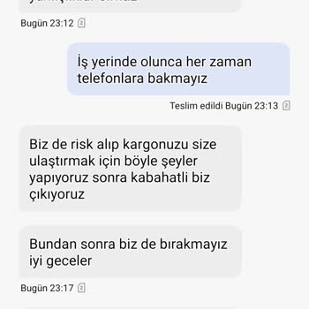 Aras Kargo Kuryeci Personelinden Şikayetçiyim