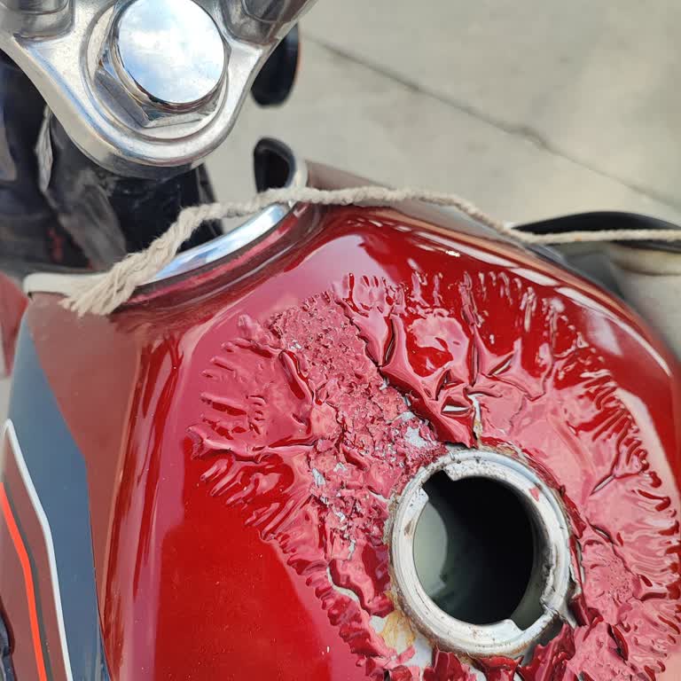 Arora Motor Arora 100-8A Motosikletin Boya Kalitesi Sorunu