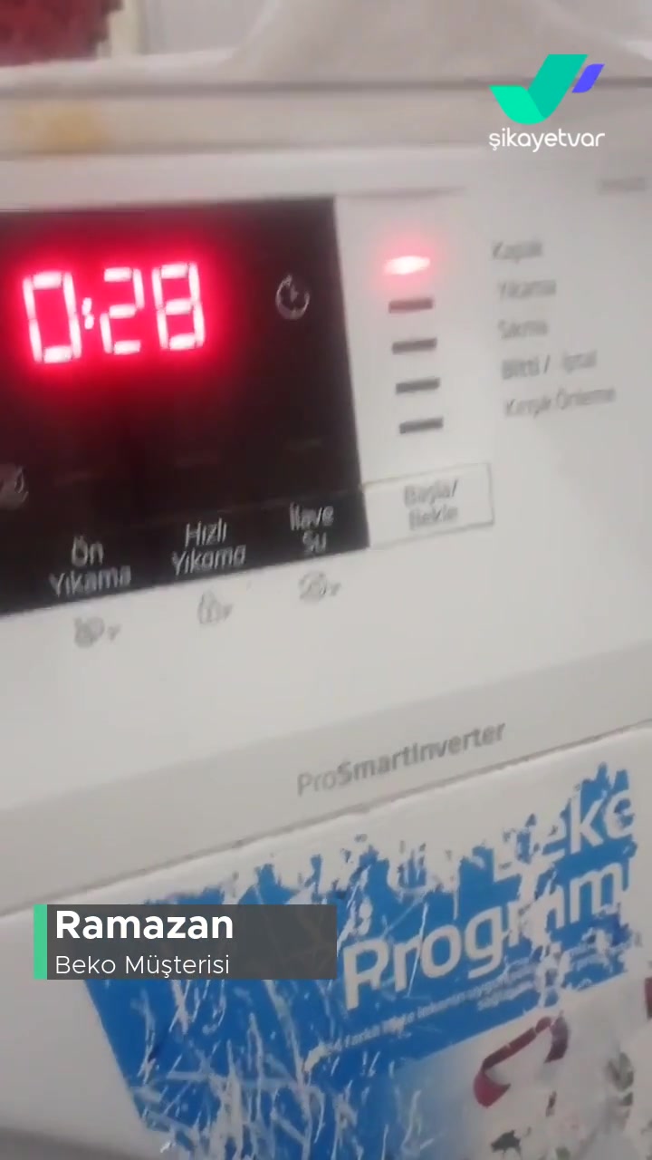 Beko Çamaşır Makinesi Sorunu! videonun kapak resmi