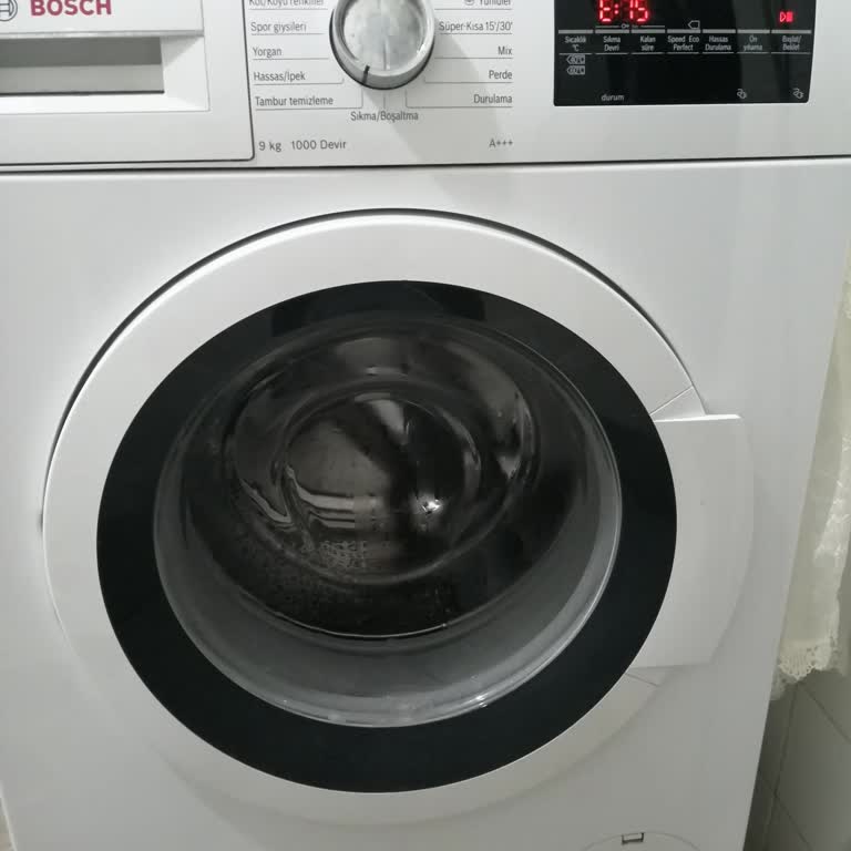 Bosch Çamaşır Makinesi E75 Sorunsalı