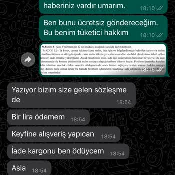 Tuğbaca Butik Önce İade Yok Dedi Ardından Ücretsiz İade Hakkı Tanımadı
