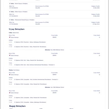 Qatar Airways Katar Havayollarının Mağduriyetimi Gidermesini Bekliyorum.