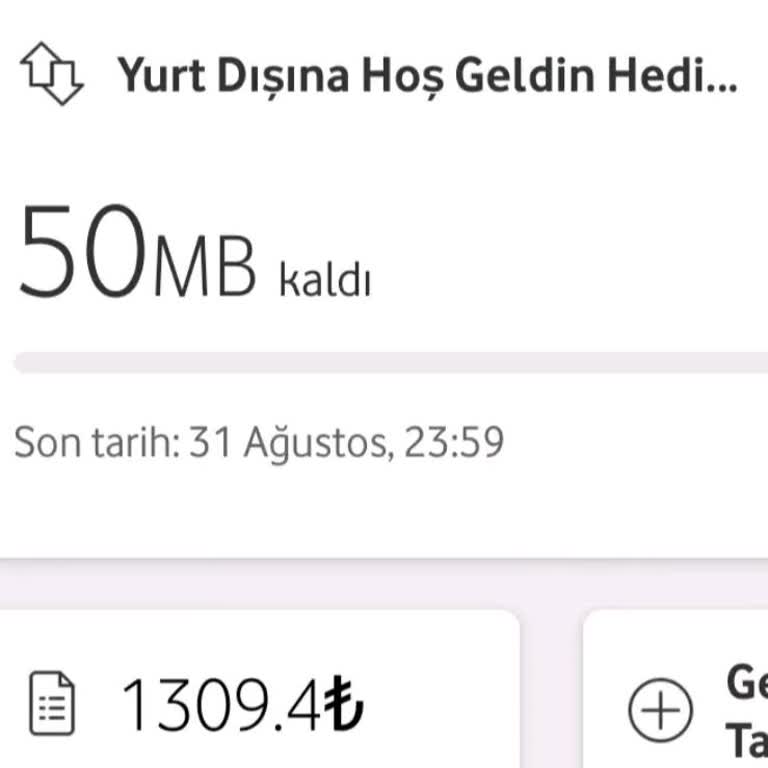 Vodafone'nin Habersiz Ek Paket Ücreti Şoku