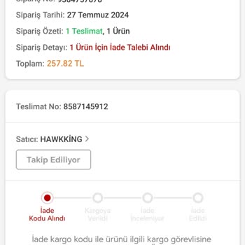 Trendyol Express'in Kargomu Ulaştıramaması