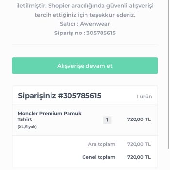 Shopier Ürünüm Kargoya Verilmedi