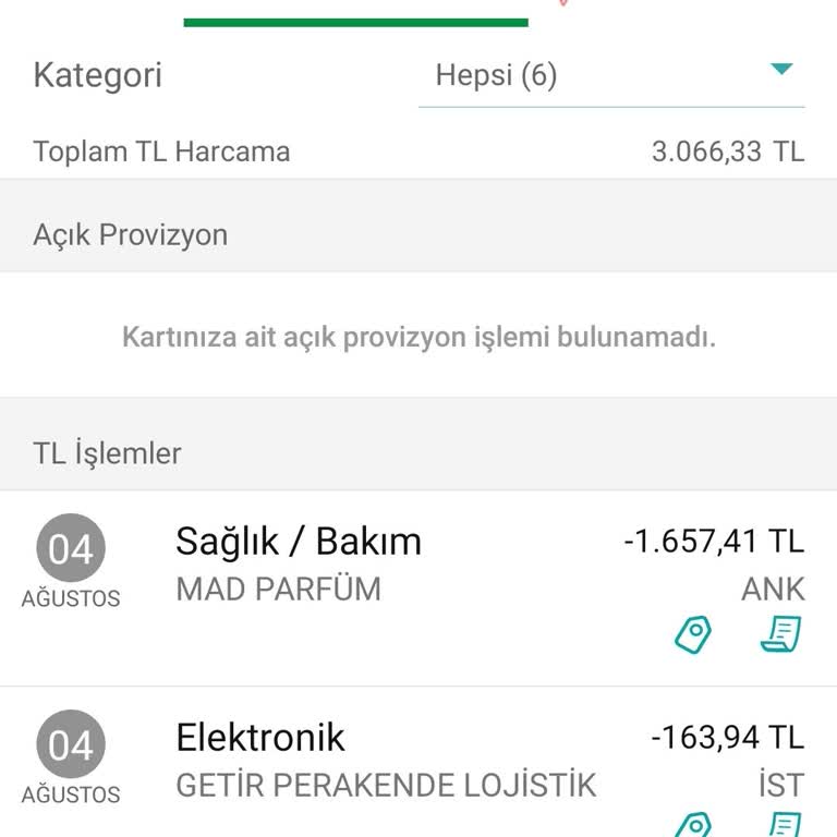 Getir Perakende Lojistik Adlı Firma Kredi Kartımdan Para Çekmiş