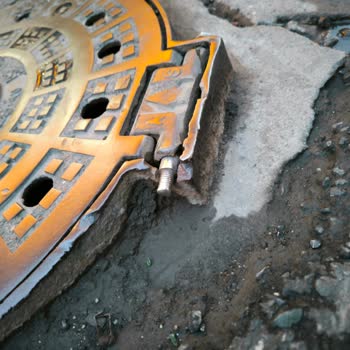 İBB - İstanbul Büyükşehir Belediyesi Rögar Kapağı Açık Bırakılan Vidası Yüzünden Araç Lastiğim Patladı