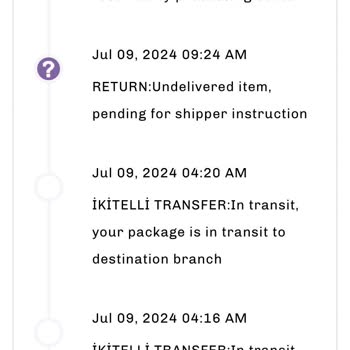 Lavinila Jilet Kargom Teslim Edilmedi