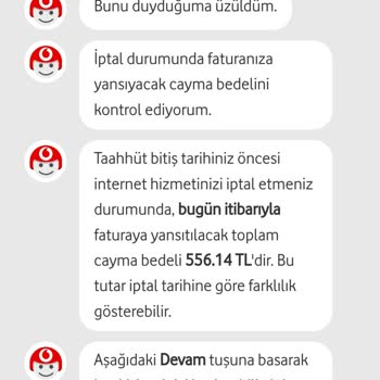 Vodafone Net İnternet Hizmeti Yok