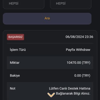 Sekabet Sitesi Ödeme Yapmıyor