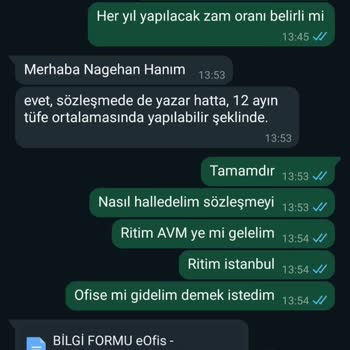 E-ofis %400 Artış Oranı Talep Ediyor!