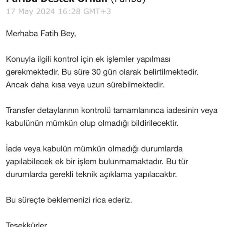 Paribu İlgilenmiyor Hiçbir Şekilde