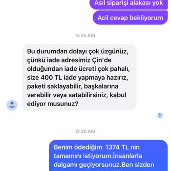 Clothym Store Alışveriş Sipariş İle Gelen Tamamen Farklı Para Dikkat!