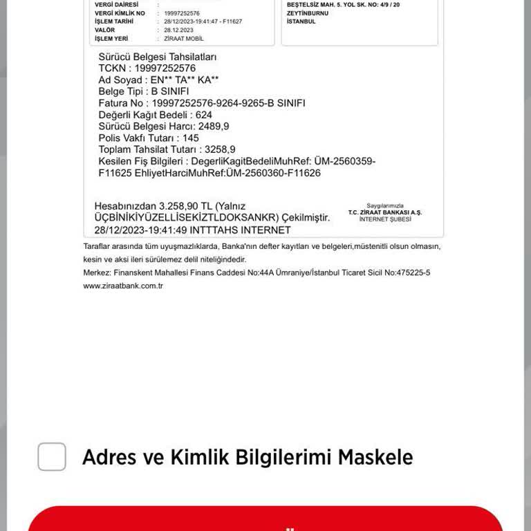 Hisar Veraset Ve Harçlar Vergi Dairesi Ehliyet Param İçeride Kaldı