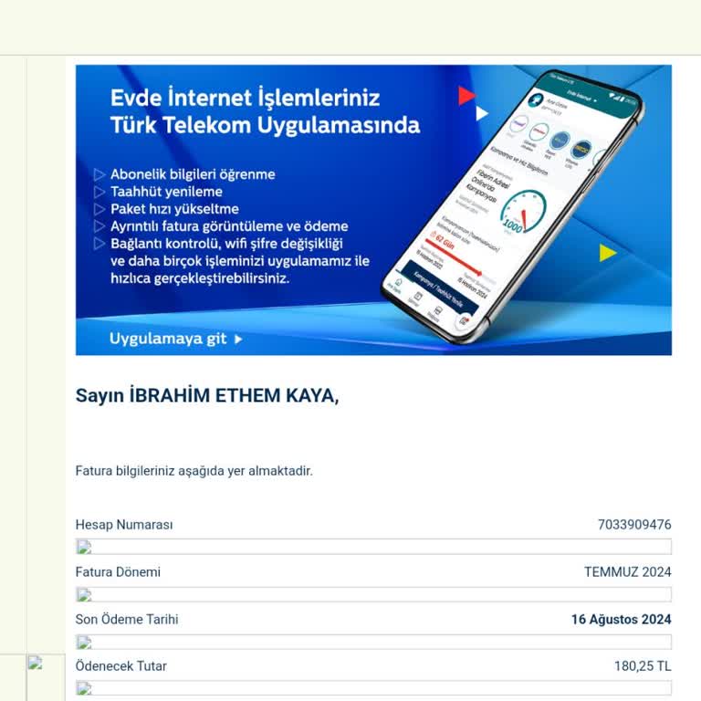 Türk Telekom İnternet Bağlantı Sorunları Ve Faturalandırma Hakkında Şikayet