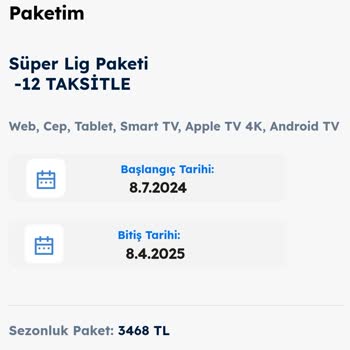 TOD Tv Tod 2024-2025 Sezonluk Paketi Sezon Bitmeden Sona Eriyor!