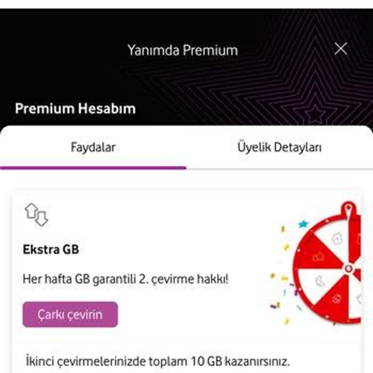 Vodafone Yanımda Premium Üyeliğinde İnternet Hacmi Sorunu