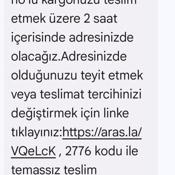 Aras Kargo Anamur Şubesi Şikayet