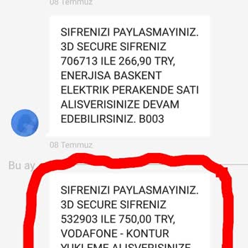 Vodafone'un 750 TL'lik Paket Sorunu Ve Müşteri Hizmetleri İlgisizliği