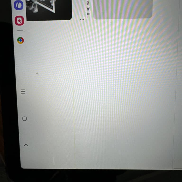 Samsung A9 Tablet Ekranda Çizgi Sorunu