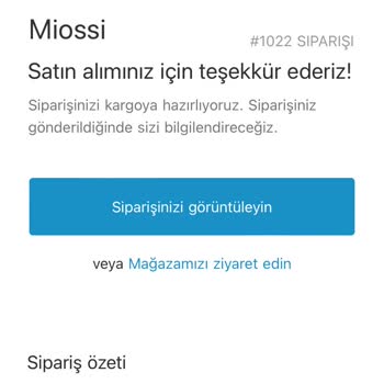 Miossi Çanta Şikayetim