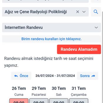 Hacettepe Üniversitesi Hastanesi Randevu Alımına Kapalı Ve Randevu Günleri Birbirini Tutmuyor