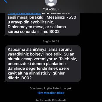 İstanbul'un Göbeğinde Turkcell Şebeke Sorunu
