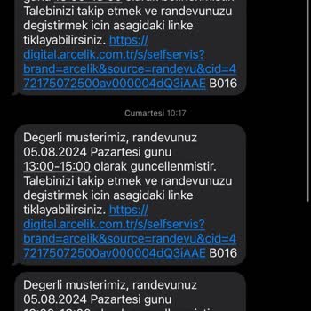 Arçelik Servis Randevularında Yaşanan Büyük Hayal Kırıklığı
