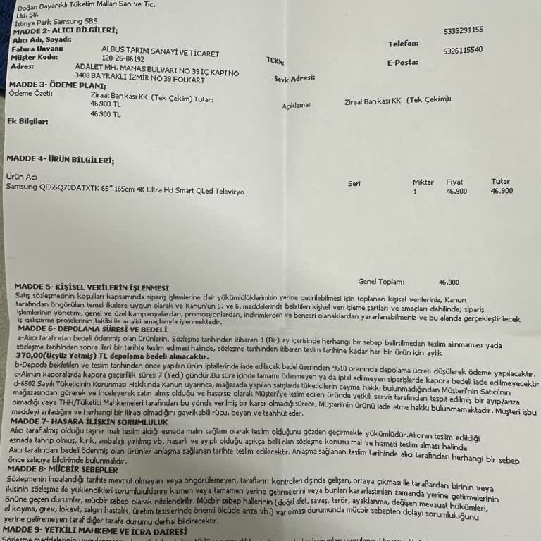 Samsung Sorumsuzluk Ve Muhatap Bulamamak