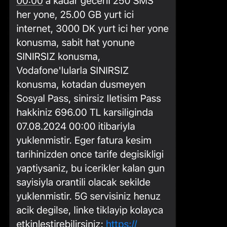 Vodafone Onaysız Taahhüt Yenileme Ve Haksız Ücretlendirme