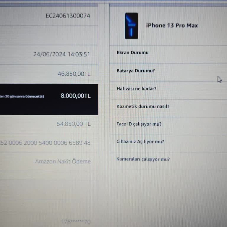 Amazon Ve Easy Cep Yalanı