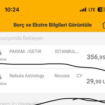 App Nebula Nebula Astroloji Abonelik Olmamasına Rağmen Para Çekti Hesabımdan