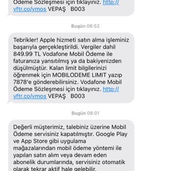 Vodafone Üyelik İptali Ve Haksız Ücret Kesintisi