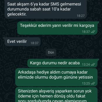 vozolcesitleri.com Sipariş Verdim, Ürün Ve İletişim Yok
