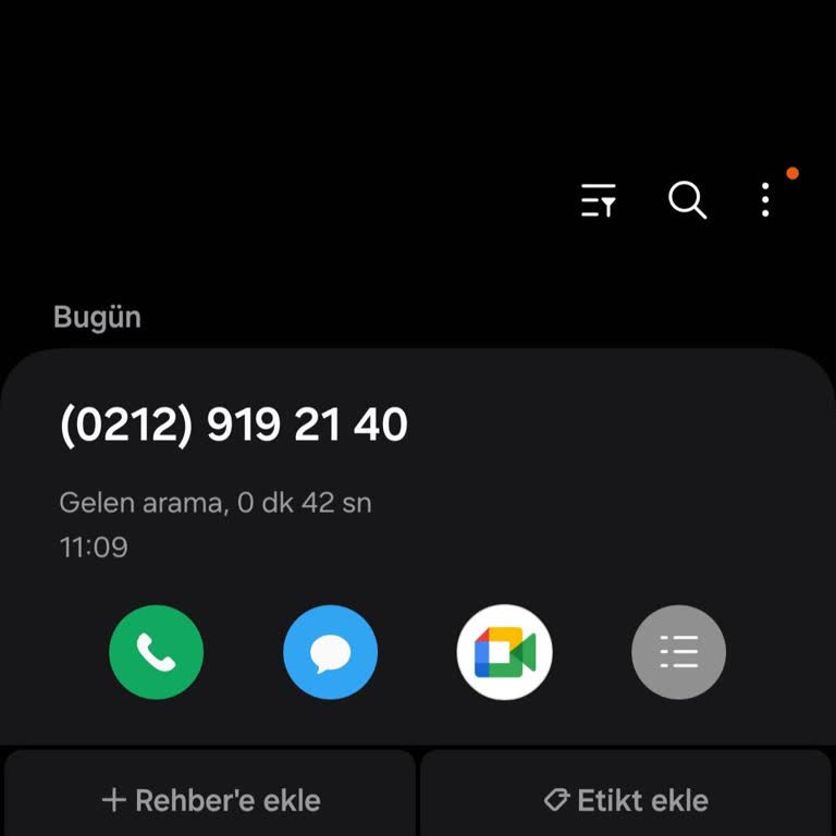 Dikkat Şüpheli Arama 02129192140