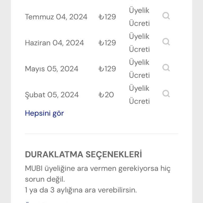 Mubi Türkiye Mubi Rızam Olmadan Kredi Kartımdan Her Ay Para Çekiyor