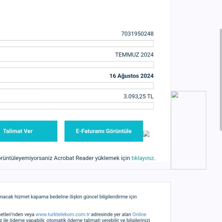 Türk Telekom Yüksek Fatura Şikayeti Ve Hizmet Kalitesi