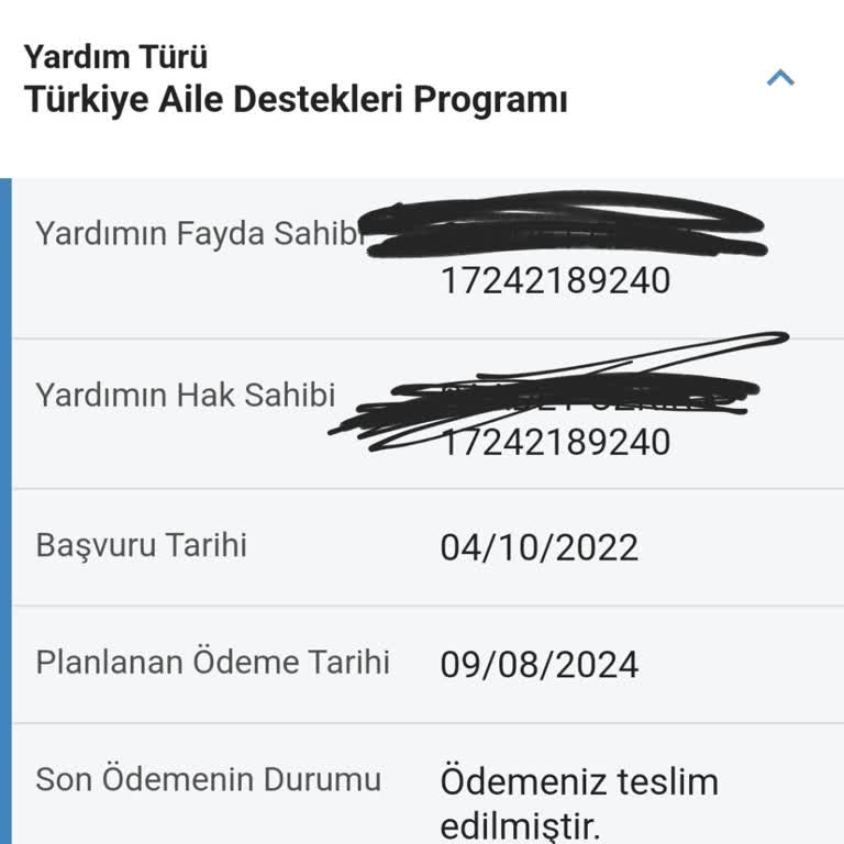 Aile Ve Sosyal Hizmetler Bakanlığı Sosyal Yardim Parası