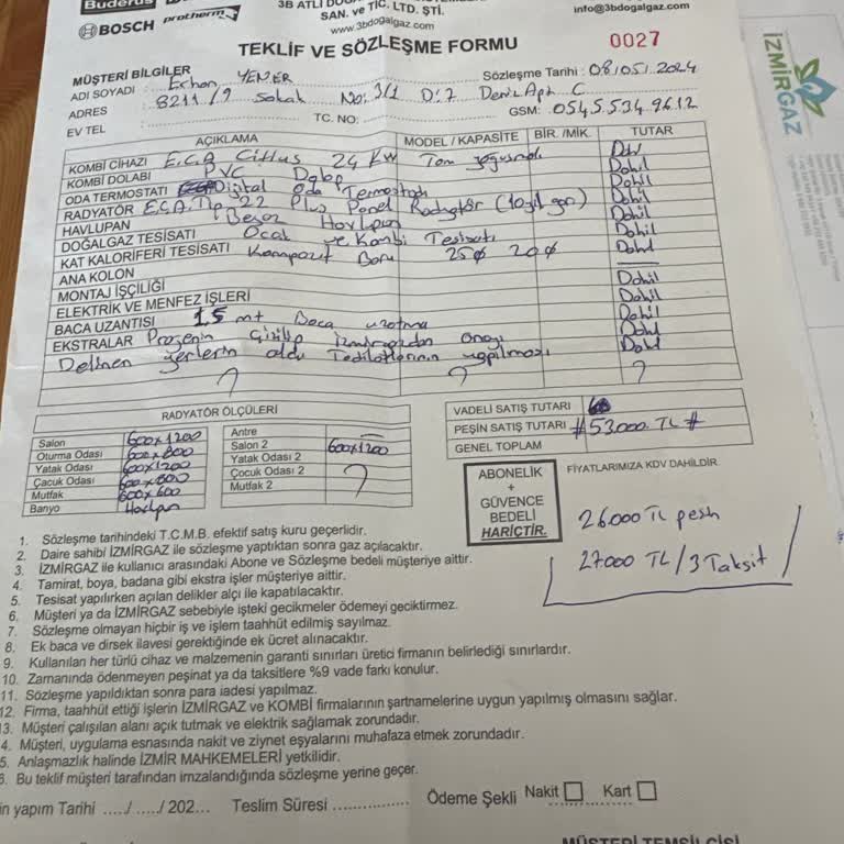 3B Doğalgaz Isı Sistemleri Doğalgaz Bağlantısında 3 Aylık Bekleyiş Ve İlgisizlik