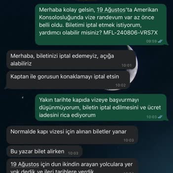 Meis Ferry Lines Meisferrylines Tarafından İade Talebinin Reddedilmesi Ve Saygısızlık