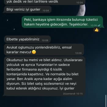 Meis Ferry Lines Meisferrylines Tarafından İade Talebinin Reddedilmesi Ve Saygısızlık