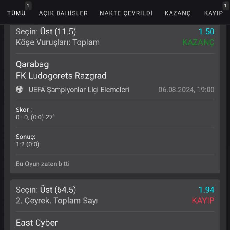 Asyabahis'te Haksız Maç Sonuç Değişikliği!