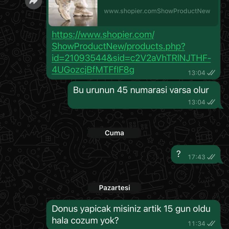Fashion Step Telefonlarımı Açan Yok