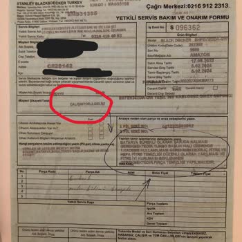 Black&Decker Amazon'dan Alınan Süpürge Sürekli Arızalanıyor